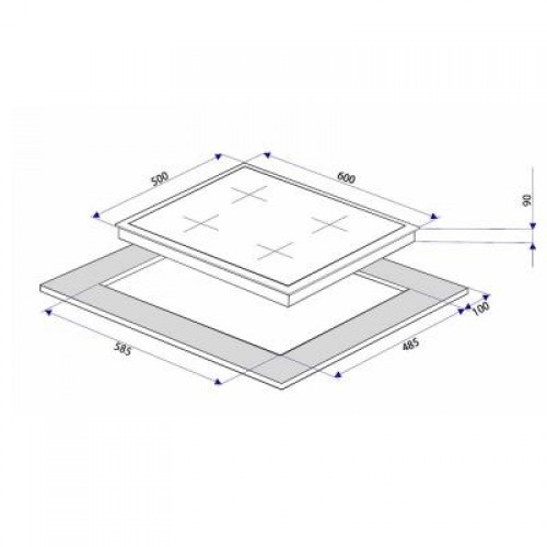 Варочная поверхность MINOLA MKG 63165 BL