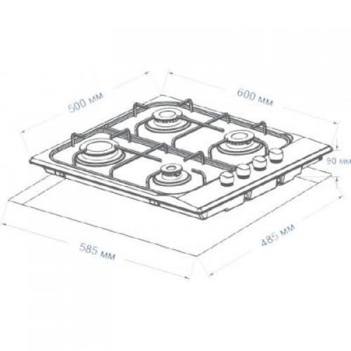 Варочная поверхность MINOLA MGM 61115 WH