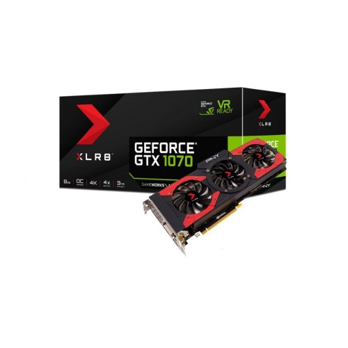 Видеокарта PNY GeForce GTX 1070 XLR8 Gaming OC (VCGGTX10708XGPB-OC-BB)
