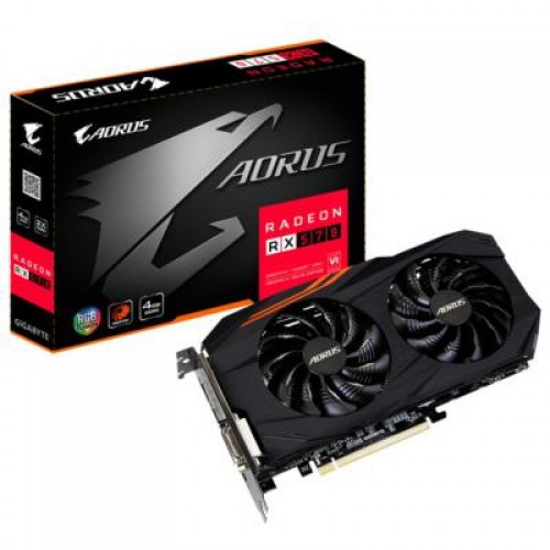 Видеокарта GIGABYTE Radeon RX 570 4096Mb AORUS (GV-RX570AORUS-4GD)