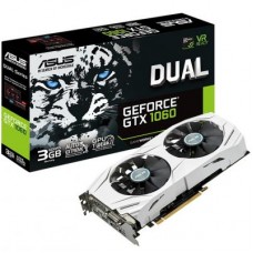 Видеокарта Asus GeForce GTX1060 3072Mb DUAL (DUAL-GTX1060-3G)