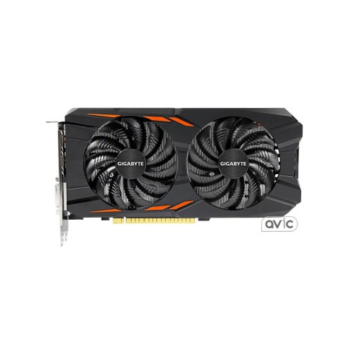 Видеокарта GIGABYTE GeForce GTX 1050 Ti Windforce OC 4G (GV-N105TWF2OC-4GD)