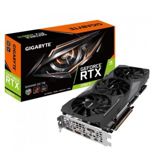 Видеокарта GIGABYTE GeForce RTX2080 Ti 11Gb GAMING OC (GV-N208TGAMING OC-11GC)