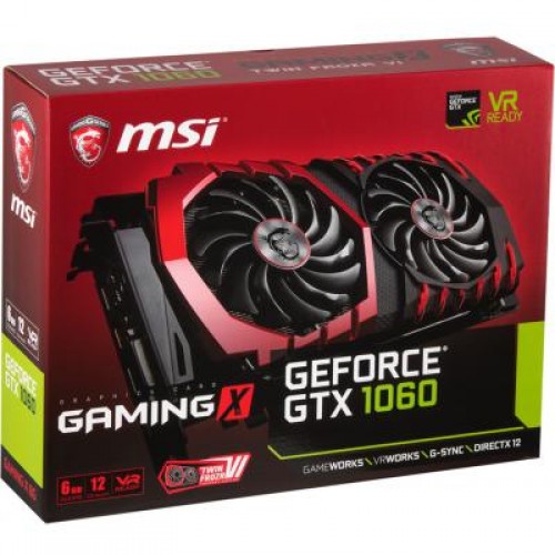 Видеокарта MSI GeForce GTX1060 6144Mb GAMING X (GTX 1060 GAMING X 6G)