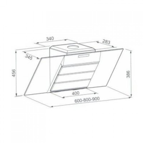 Вытяжка ZIRTAL KD-11290 WH