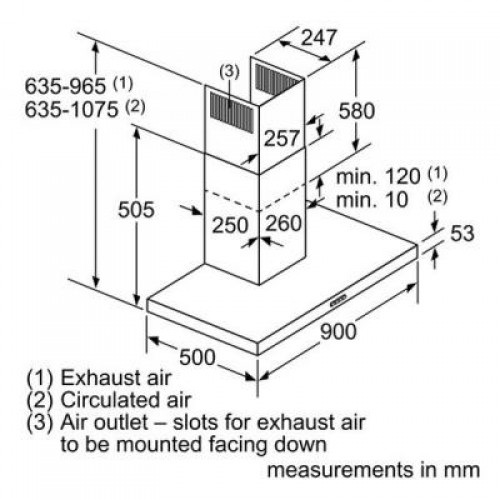 Вытяжка BOSCH DWB66DM50