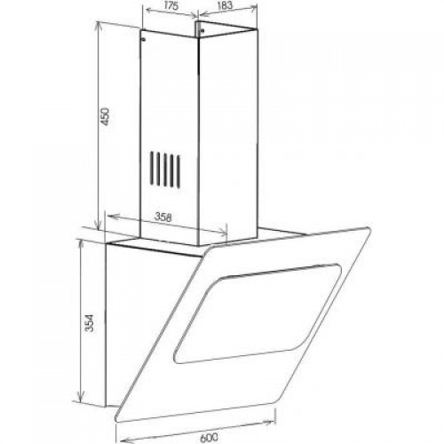 Вытяжка ZIRTAL FORTUNA 60 BL