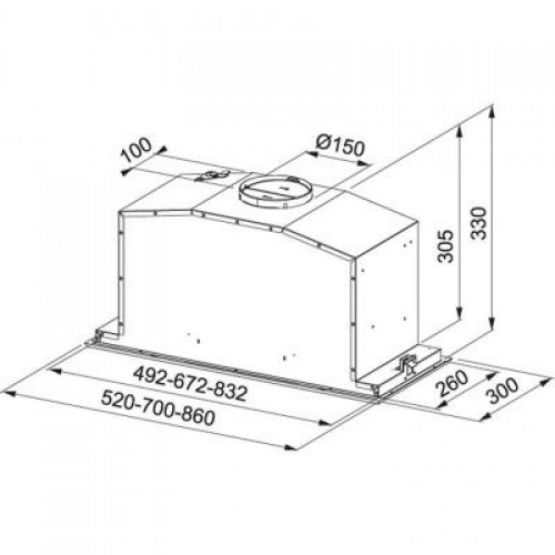 Вытяжка Franke Inca FBI 737 XS LED (110.0442.944)