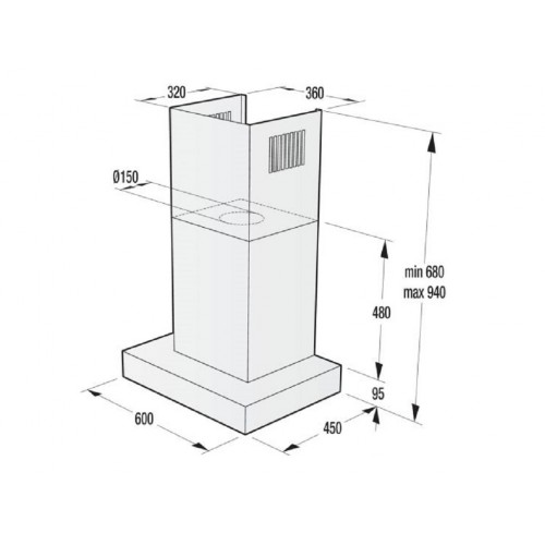 Вытяжка Gorenje WHT68AINB