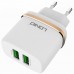 Сетевое зарядное устройство LDNIO DL-AC52 Travel charger 2USB 2.4A + Lightning cable White