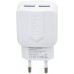 Зарядное устройство INKAX CD-21 Travel charger + Micro cable 2USB 2.1A White