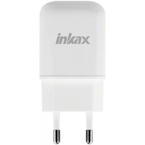 Зарядное устройство INKAX CD-24 Travel charger + Micro cable 1USB 2.1A White