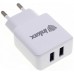 Зарядное устройство INKAX CD-01 Travel charger + Type-C cable 2USB 2.1A White