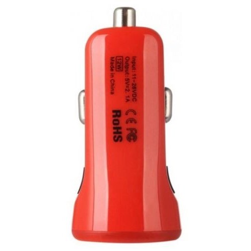 Автомобильное ЗУ Baseus 2.1A Dual USB Sport (Red) (CCALL-CR09)