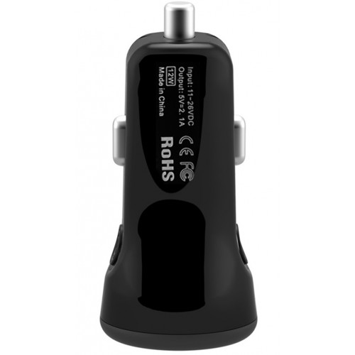 Автомобильное ЗУ Baseus 2.1A Dual USB Sport (Black) (CCALL-CR01)