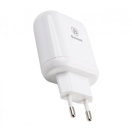 Сетевое зарядное устройство Baseus Bojure Series 23W 2USB White