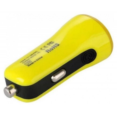 Автомобильное ЗУ Baseus 2.1A Dual USB Sport (Yellow) (CCALL-CR0Y)