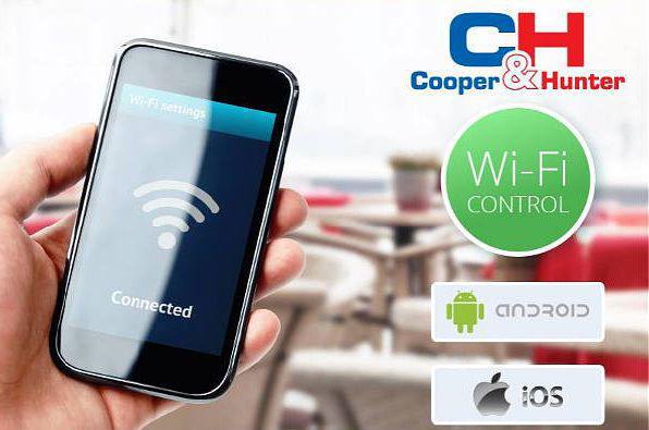 управление Cooper&Hunter через wi-fi