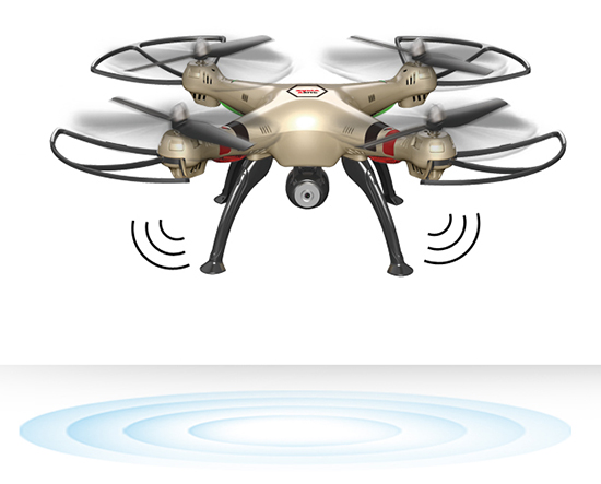 Квадрокоптер Syma X8HC Gold