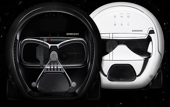 Пылесос Samsung POWERbot VR7000 Darth Vader Edition (SR1AM7040W9)