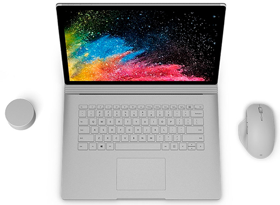 Ультрабук Microsoft Surface Book 2 Silver (HN4-00001)