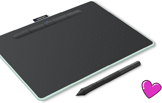 Графический планшет Wacom Intuos M Bluetooth Pistachio (CTL-6100WLE-N)