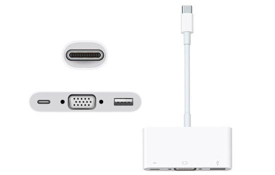 Адаптер Apple USB-C to VGA Multiport Adapter (MJ1L2ZM/A)