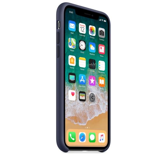 Apple iPhone X Silicone Case Midnight Blue