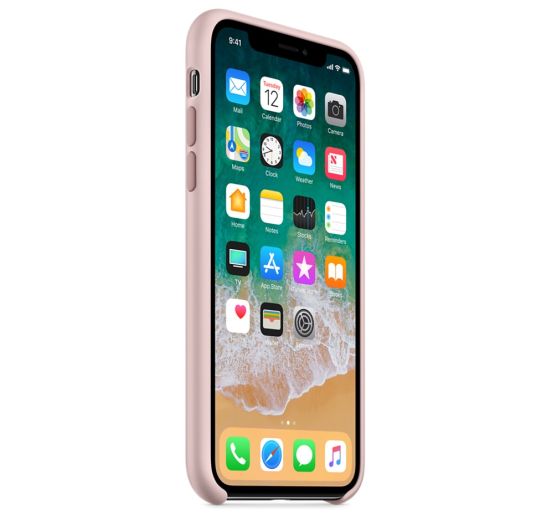 Apple iPhone X Silicone Case Pink Sand