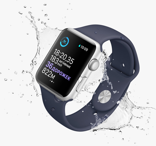Смарт-часы Apple Watch Series 3 + LTE 38mm Space Black Steel Case w. Black Milanese L. (MR1Н2)