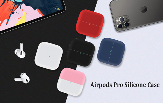 Чехол для Airpods Pro Silicone Case Yellow