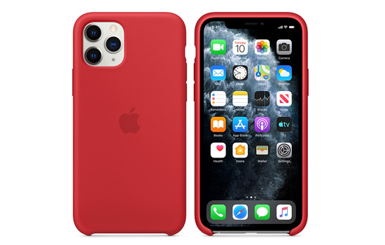 Чехол для Apple iPhone 11 Pro Silicone Case Red Copy