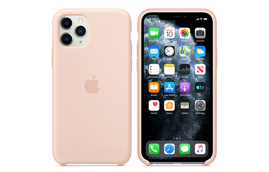 Чехол для Apple iPhone 11 Pro Silicone Case Pink Sand Copy