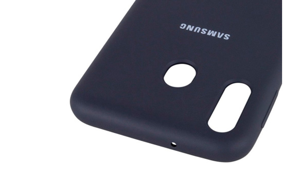 Чехол для Samsung Galaxy A30 Silicone Cover Midnight Blue