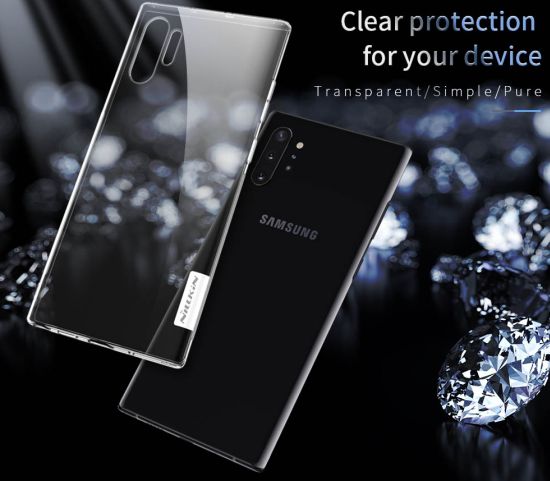 Чехол для Samsung Galaxy Note 10 Plus case Nillkin Nature Series TPU Transparent