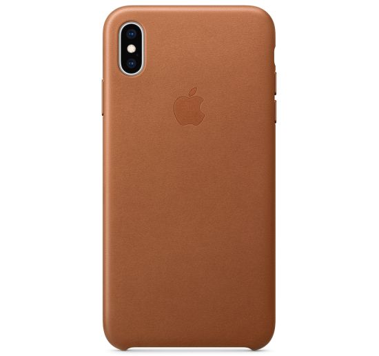 Apple iPhone XS Max Leather Case - Saddle Brown