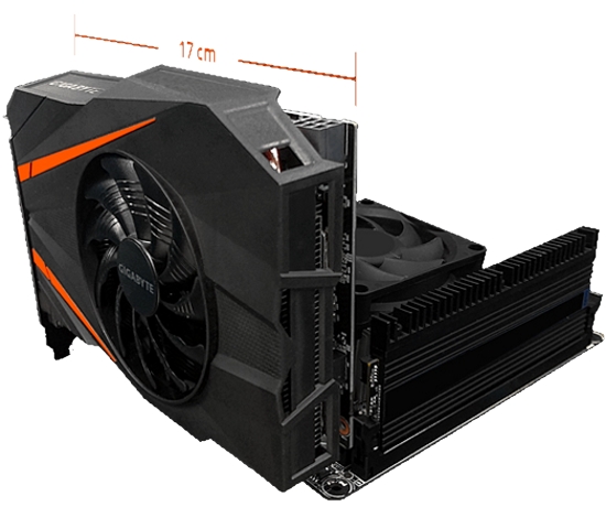 GIGABYTE GeForce GTX 1060 Mini ITX OC 6G (GV-N1060IXOC-6GD)