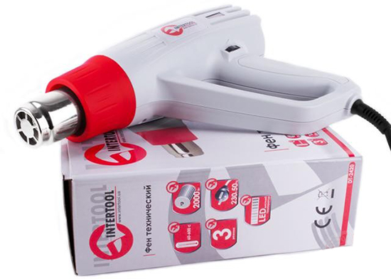 Технический фен Intertool DT-2420