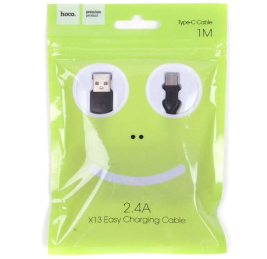 Кабель Hoco X13 USB to Type-C (1m) Черный