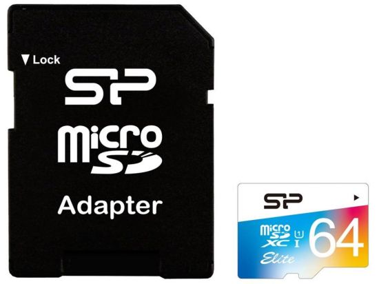 Карта памяти Silicon Power 64GB microSDXC Class 10 UHS-I U1