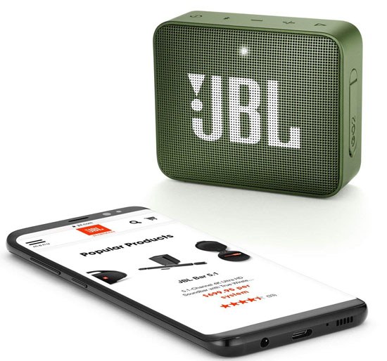 Колонка JBL GO 2 (JBLGO2GREEN)