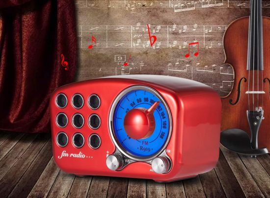Колонка Mifine Vintage Radio Retro