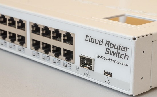 Коммутатор управляемый Mikrotik CRS125-24G-1S-2HnD-IN