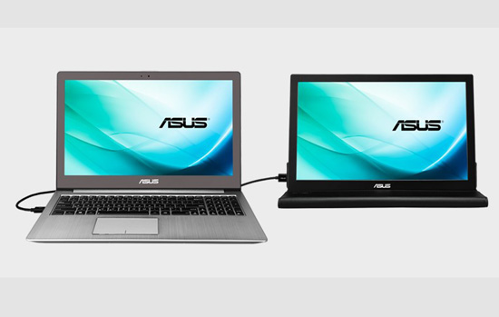 Монитор ASUS MB169B+ (90LM0183-B01170)