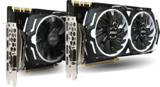 MSI GeForce GTX 1070 ARMOR 8G OC