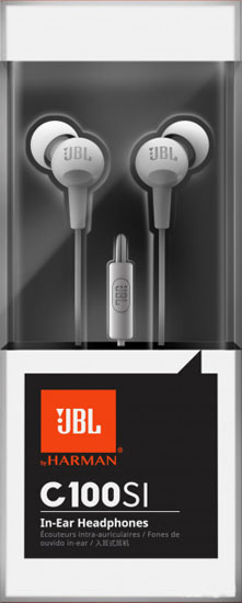 Наушники JBL C100SI White (JBLT100SIWHT)