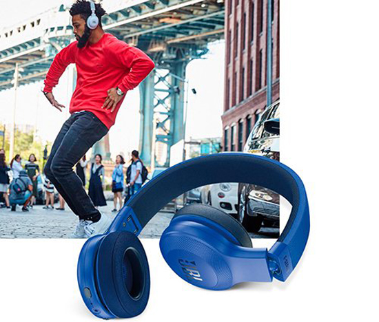 Наушники с микрофоном JBL E45BT Blue JBLE45BTBLU