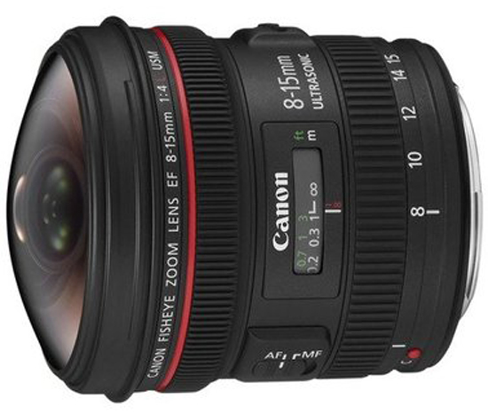 Объектив Canon EF 8-15mm f/4L Fisheye USM