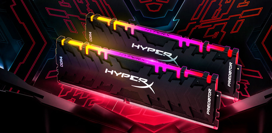 Память Kingston 16 GB 2x8GB DDR4 3600 MHz HyperX Predator RGB (HX436C17PB3AK2/16)