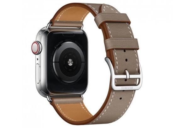 Ремешок Apple Watch Hermes 40mm Etoupe Swift Leather Single Tour